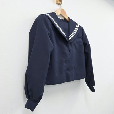 【中古】福岡県 二瀬中学校 女子制服 2点（セーラー服）sf015518