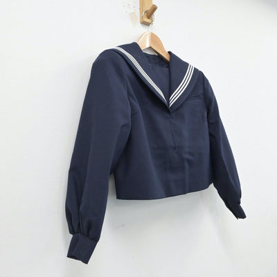 【中古】福岡県 二瀬中学校 女子制服 2点（セーラー服）sf015521