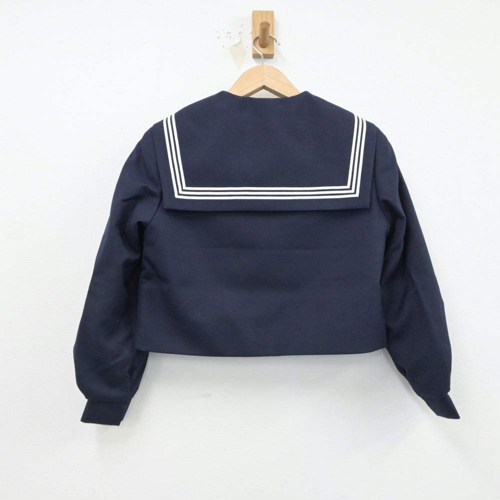 【中古】福岡県 二瀬中学校 女子制服 2点（セーラー服）sf015521