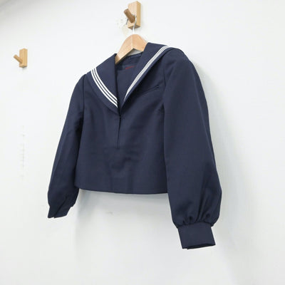 【中古】福岡県 二瀬中学校 女子制服 2点（セーラー服）sf015522