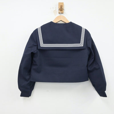 【中古】福岡県 二瀬中学校 女子制服 2点（セーラー服）sf015522