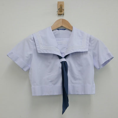 【中古】福岡県 飯塚日新館中学校 女子制服 4点（セーラー服・セーラー服）sf015524