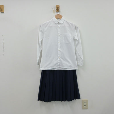 【中古】福岡県 福岡雙葉高等学校 女子制服 2点（シャツ・スカート）sf015525