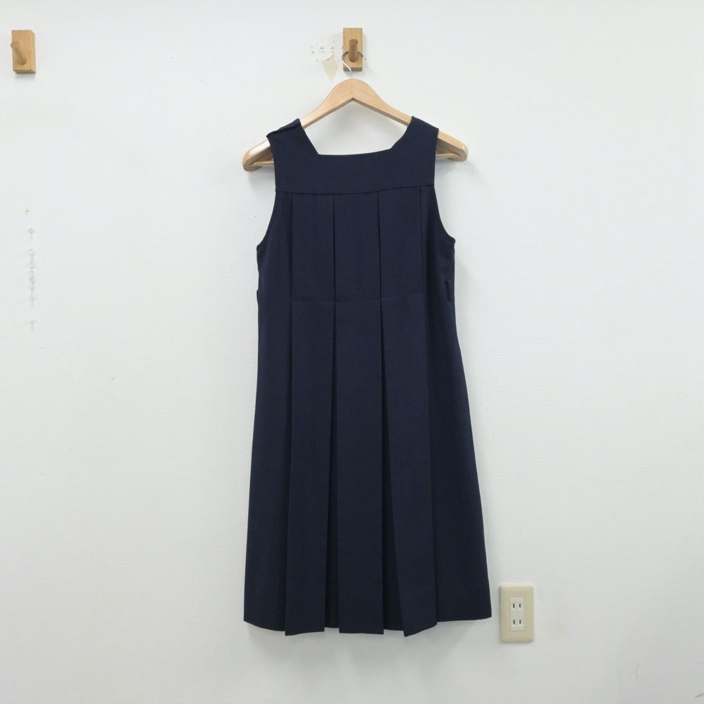 【中古】福岡県 福岡雙葉高等学校 女子制服 1点（ジャンパースカート）sf015527