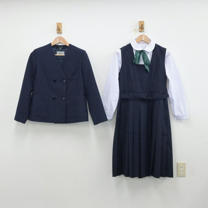 中古制服】千葉県 習志野第六中学校 女子制服 4点（ブレザー・シャツ・ジャンパースカート）sf015536【リサイクル学生服】 | 中古制服通販パレイド