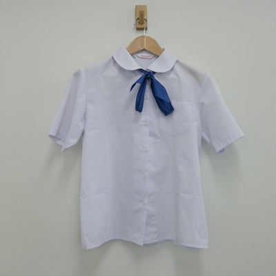 【中古】千葉県 習志野第六中学校 女子制服 4点（シャツ・ベスト・スカート）sf015537