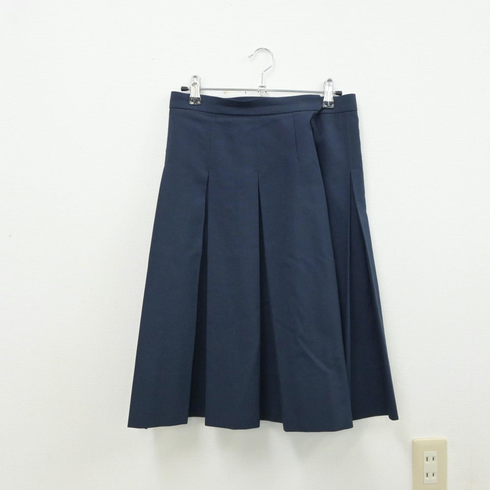 【中古】神奈川県 春日台中学校 女子制服 3点（シャツ・ニットベスト・スカート）sf015542