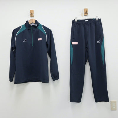 【中古】千葉県 柏井高等学校 女子制服 2点（ジャージ 上・ジャージ 下）sf015543