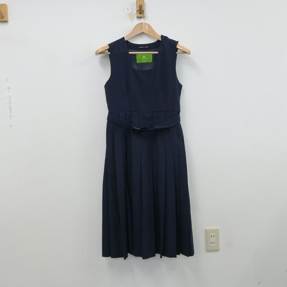 【中古】福岡県 玄洋中学校 女子制服 3点（セーラー服・ジャンパースカート）sf015547