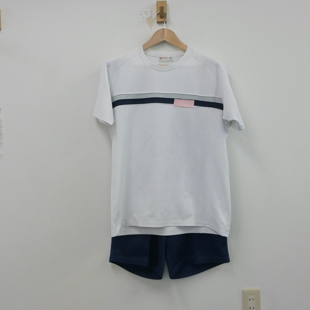 【中古】神奈川県 春日台中学校 女子制服 2点（体操服 上・体操服 下）sf015549