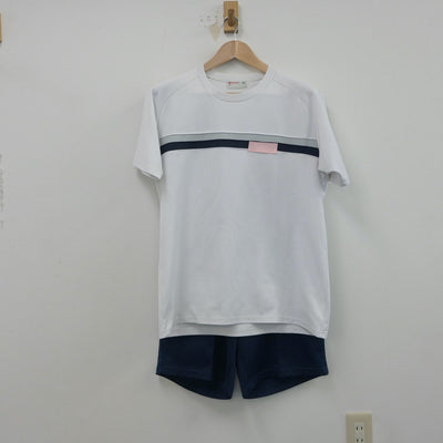 【中古】神奈川県 春日台中学校 女子制服 2点（体操服 上・体操服 下）sf015549