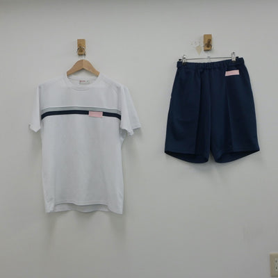 【中古】神奈川県 春日台中学校 女子制服 2点（体操服 上・体操服 下）sf015549