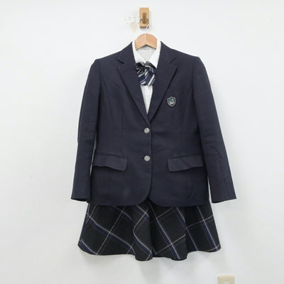 【中古】愛知県 名古屋大谷高等学校 女子制服 4点（ブレザー・シャツ・スカート）sf015558