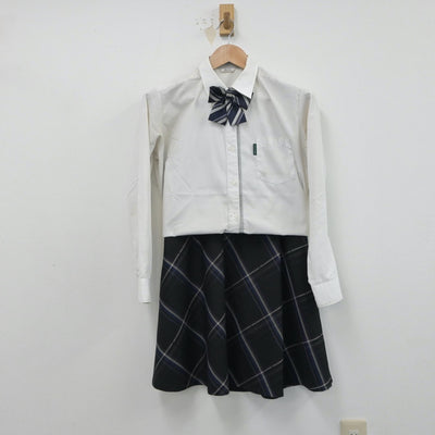 【中古】愛知県 名古屋大谷高等学校 女子制服 4点（ブレザー・シャツ・スカート）sf015558