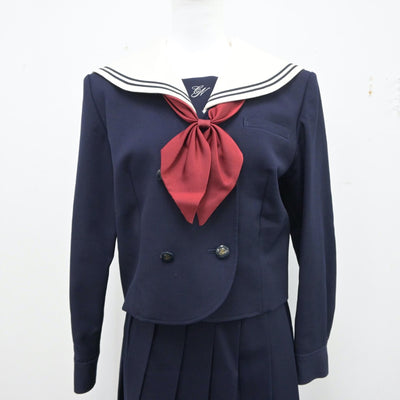 【中古】千葉県 千葉日本大学第一中学校 女子制服 6点（セーラー服・スカート）sf015564