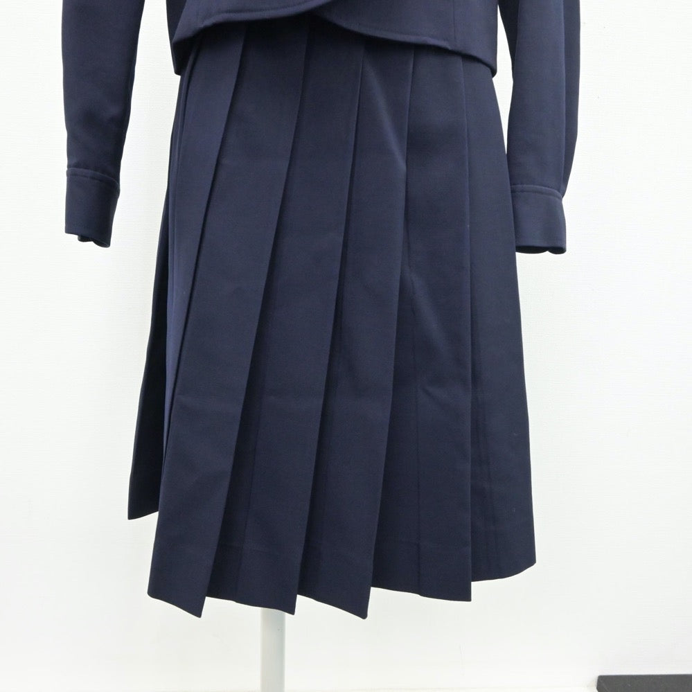 【中古】千葉県 千葉日本大学第一中学校 女子制服 6点（セーラー服・スカート）sf015564