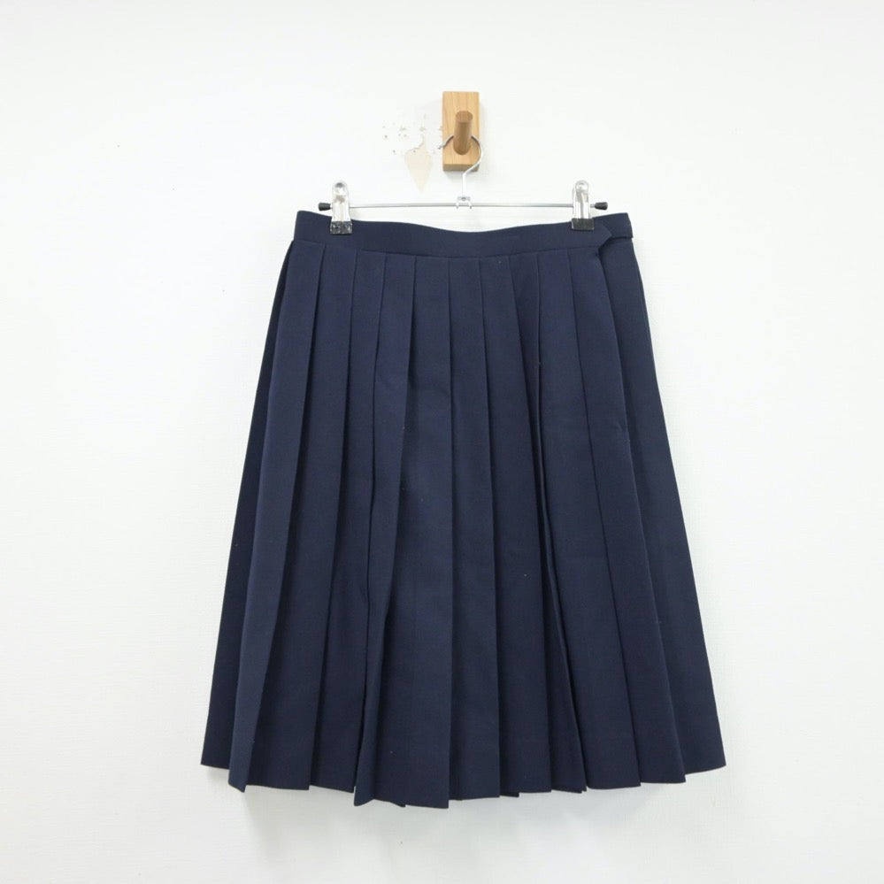 【中古】栃木県 藤岡第一中学校 女子制服 4点（セーラー服・スカート）sf015585