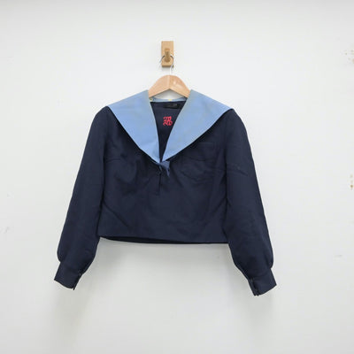 【中古】大阪府 宮山台中学校 女子制服 3点（セーラー服・スカート・スカート）sf015589