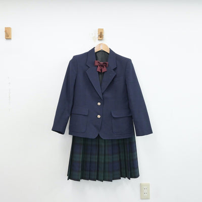 【中古】栃木県 野木第二中学校 女子制服 4点（ブレザー・スカート）sf015599