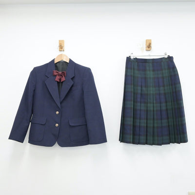 【中古】栃木県 野木第二中学校 女子制服 4点（ブレザー・スカート）sf015599