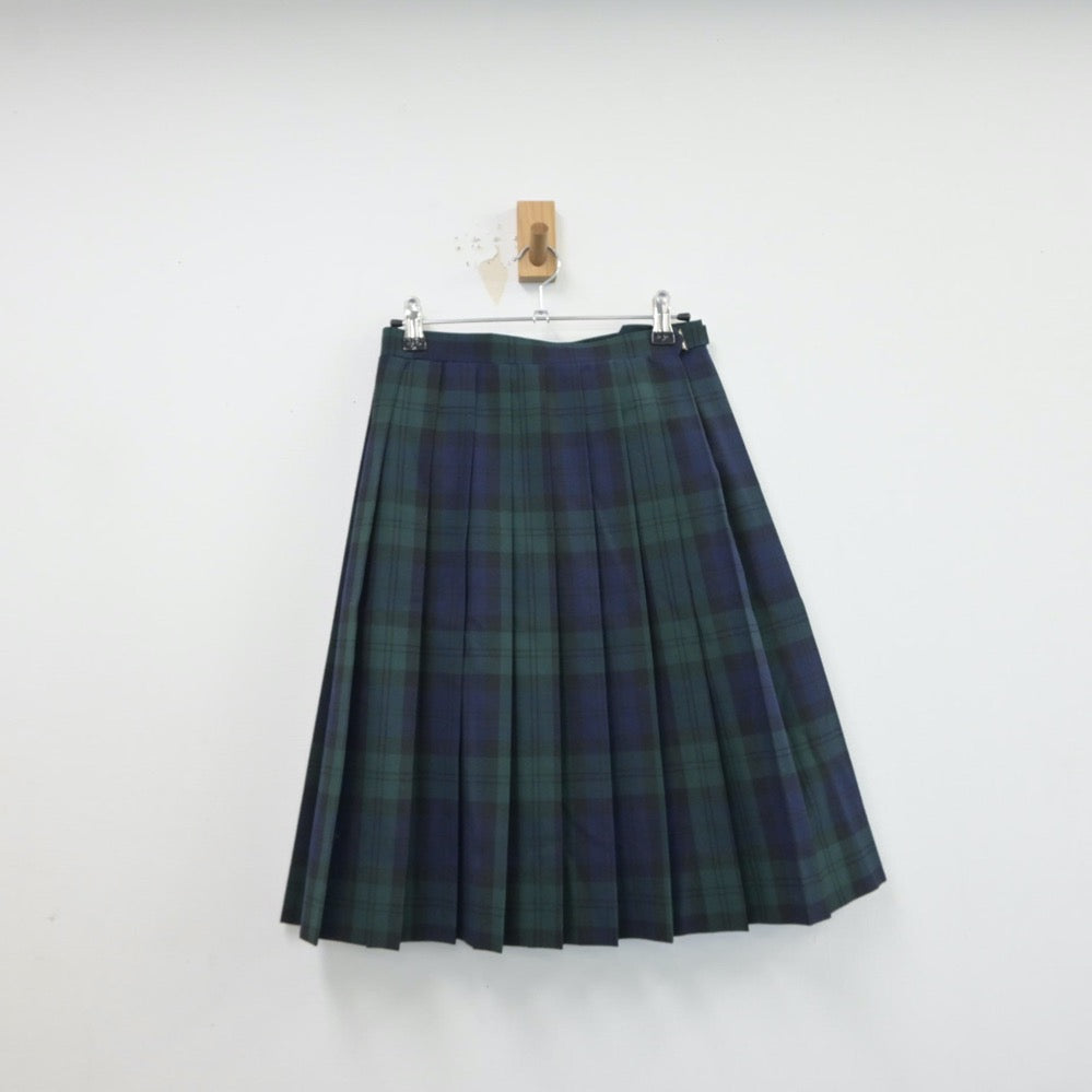 【中古】栃木県 野木第二中学校 女子制服 2点（ニット・スカート）sf015602