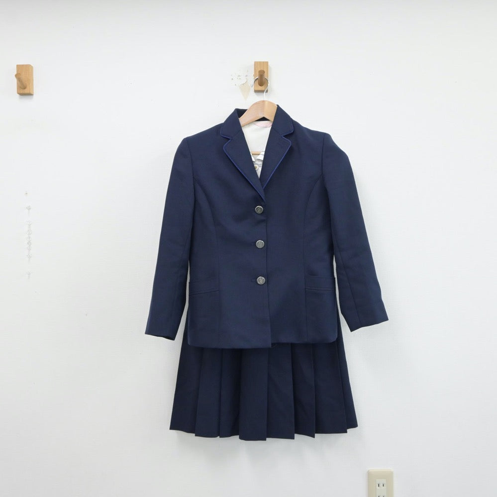 【中古】愛知県 半田東高等学校 女子制服 3点（ブレザー・シャツ・スカート）sf015604