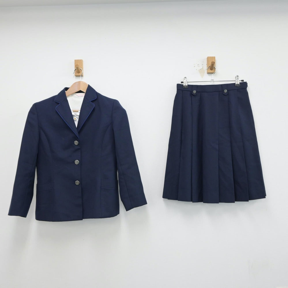 【中古】愛知県 半田東高等学校 女子制服 3点（ブレザー・シャツ・スカート）sf015604