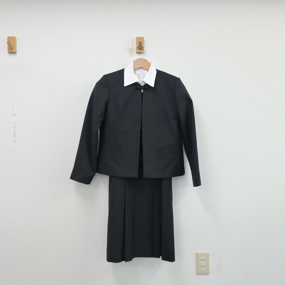 【中古】静岡県 焼津中央高等学校 女子制服 3点（ブレザー・シャツ・ジャンパースカート）sf015609