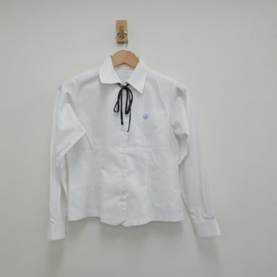 【中古】静岡県 焼津中央高等学校 女子制服 3点（シャツ・スカート）sf015610