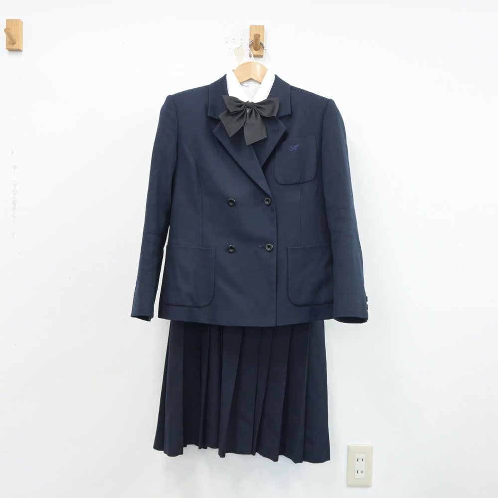 【中古】千葉県 日出学園高等学校 女子制服 5点（ブレザー・シャツ・ジャンパースカート）sf015615