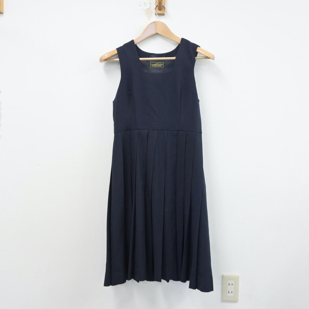 【中古】千葉県 日出学園高等学校 女子制服 5点（ブレザー・シャツ・ジャンパースカート）sf015615