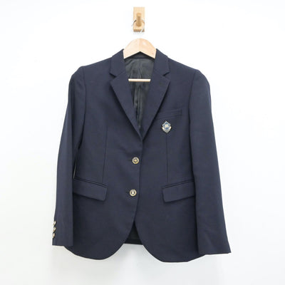 【中古】京都府 城南菱創高等学校 女子制服 3点（ブレザー・スカート）sf015617