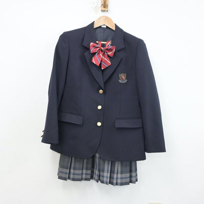 【中古】茨城県 第一学院高等学校 女子制服 4点（ブレザー・スカート）sf015622