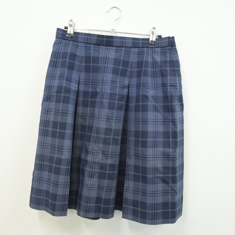 【中古】神奈川県 港中学校 女子制服 4点（ブレザー・ベスト・スカート）sf015623