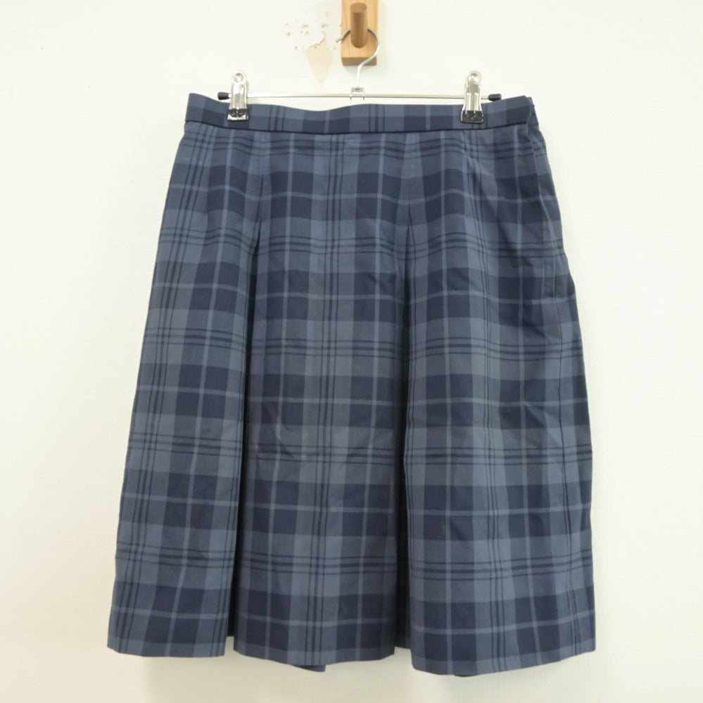 【中古】神奈川県 港中学校 女子制服 2点（ベスト・スカート）sf015624