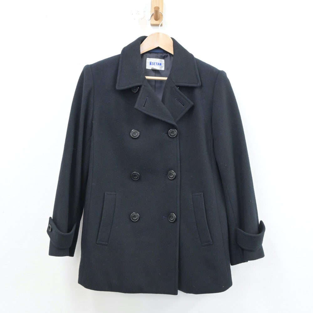 【中古】東京都 日本大学鶴ヶ丘高等学校 女子制服 1点（コート）sf015633