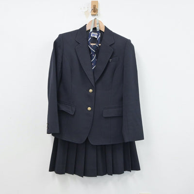 【中古】東京都 日本大学鶴ヶ丘高等学校 女子制服 4点（ブレザー・スカート）sf015634