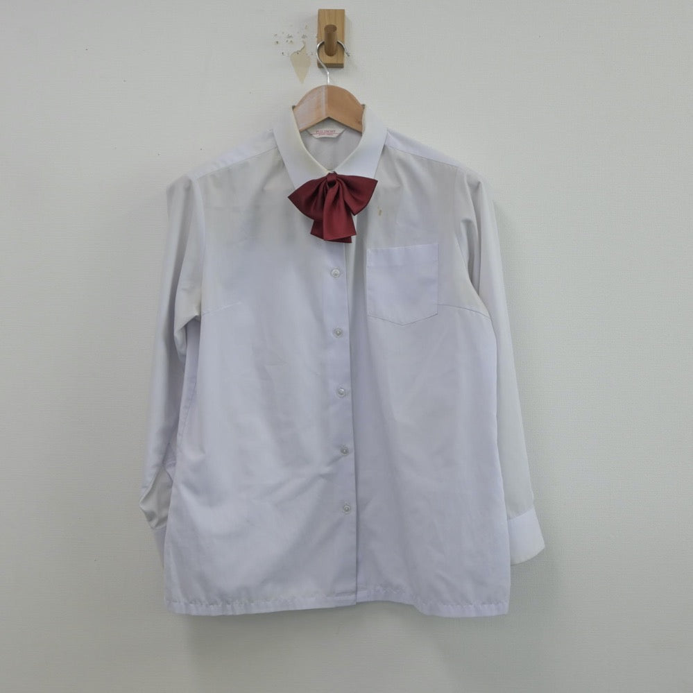 【中古】茨城県 細谷高等専修学校 女子制服 4点（ブレザー・シャツ・スカート）sf015642