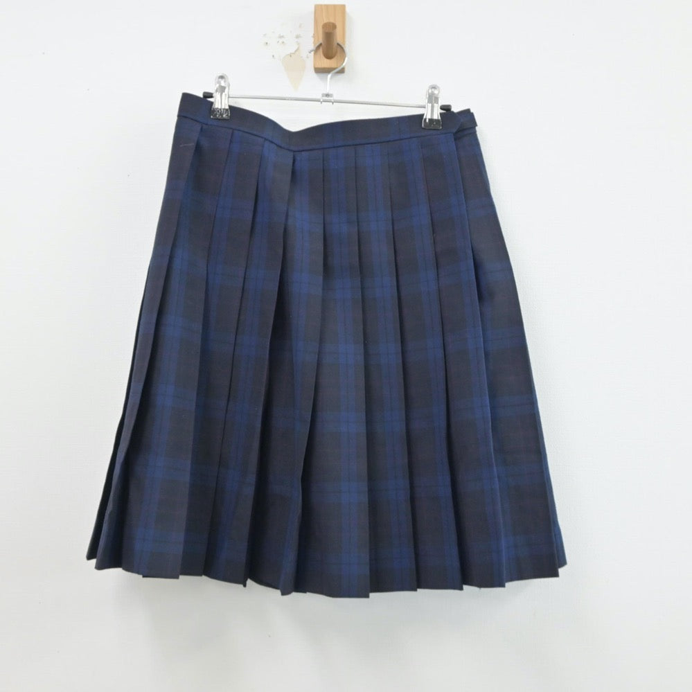 【中古】茨城県 細谷高等専修学校 女子制服 3点（セーラー服・ニットベスト・スカート）sf015648