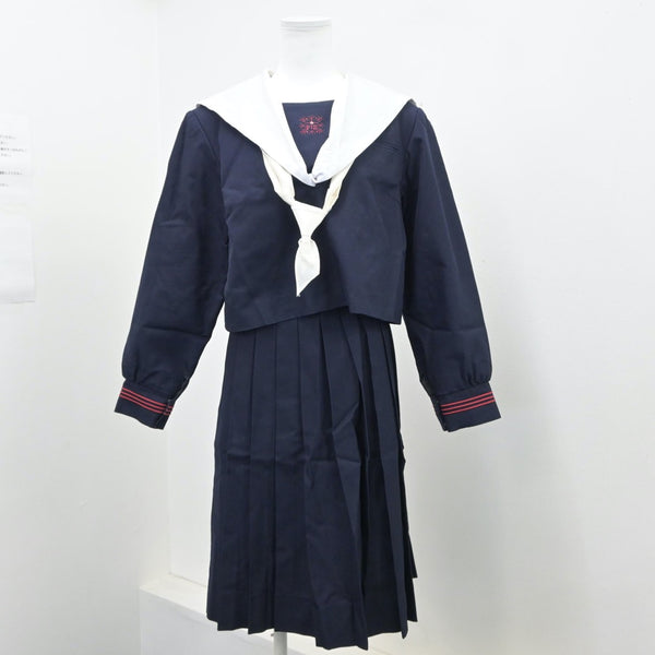 中古制服】大阪府 プール学院中学校・高等学校 女子制服 5点