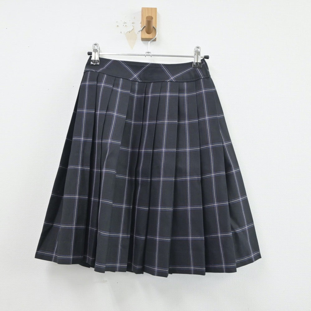 【中古】東京都 日本大学豊山女子高等学校 女子制服 3点（シャツ・ニット・スカート）sf015666