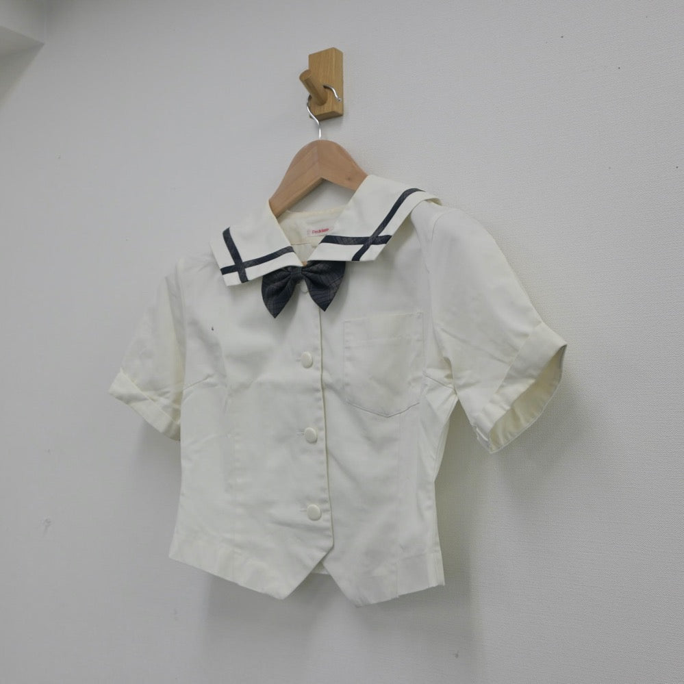 【中古】岡山県 岡山南高等学校 女子制服 3点（セーラー服）sf015672