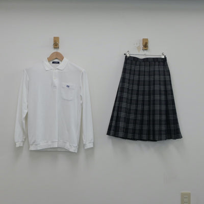 【中古】兵庫県 川西中学校 女子制服 4点（ブレザー・シャツ・ニット・スカート）sf015675