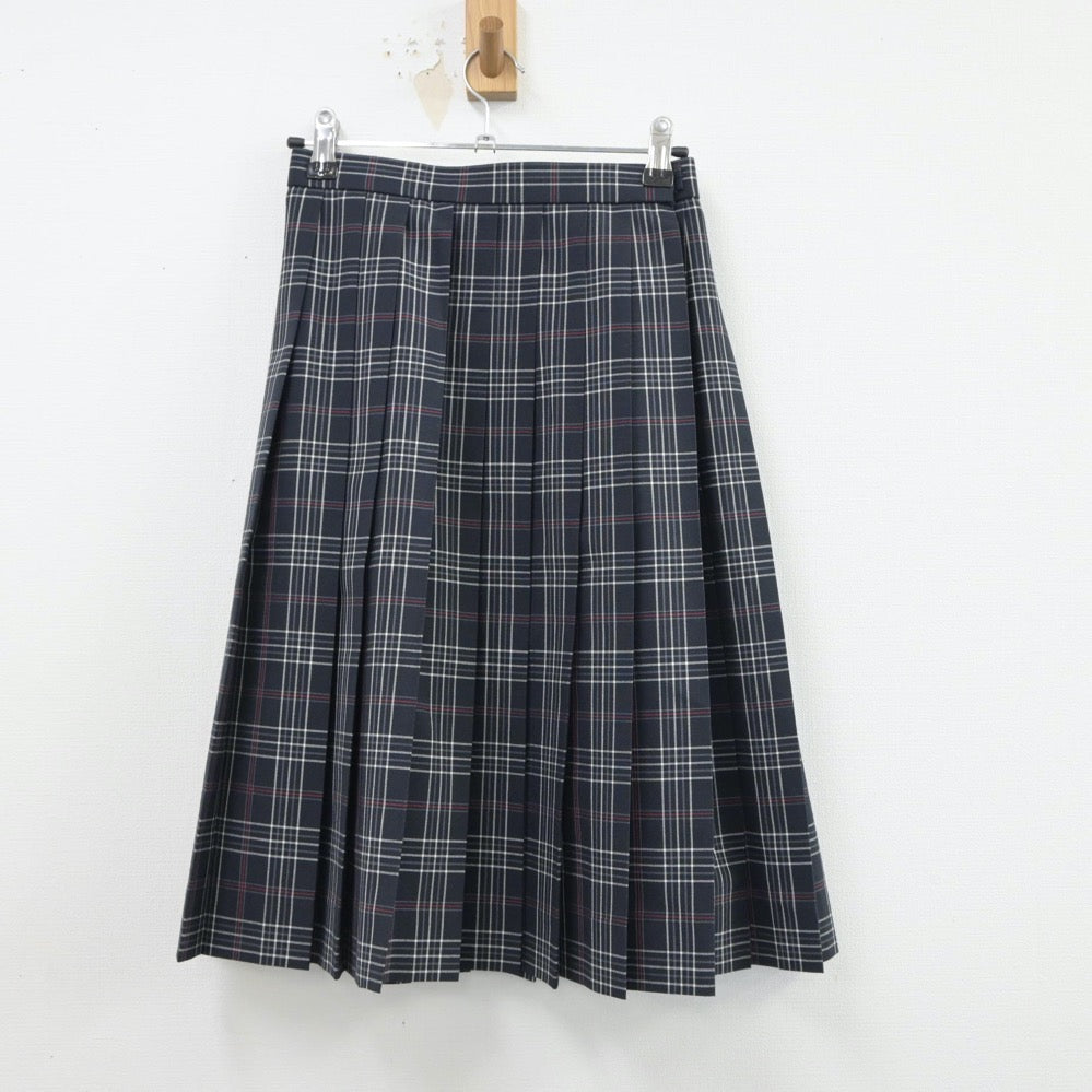 【中古】兵庫県 川西中学校 女子制服 2点（シャツ・スカート）sf015676