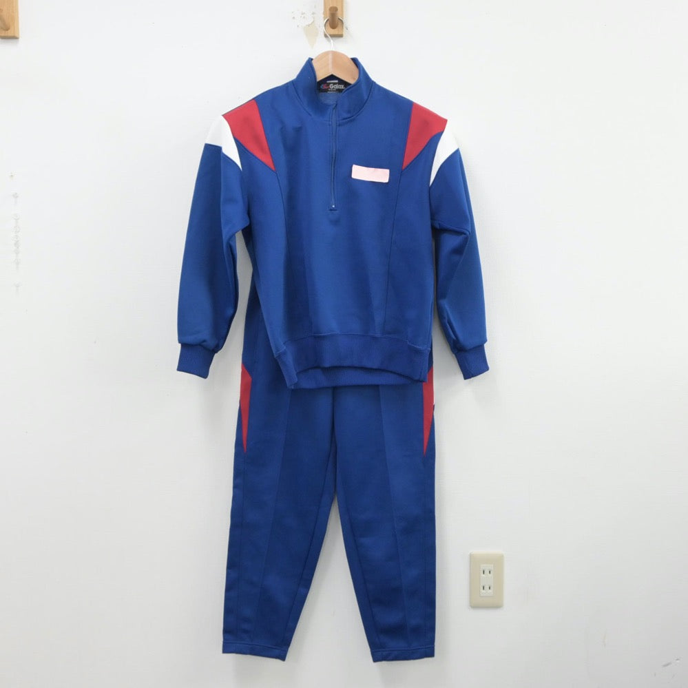 【中古】兵庫県 魚崎中学校 女子制服 2点（ジャージ 上・ジャージ 下）sf015681