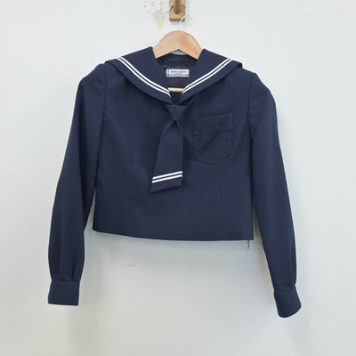 【中古】北海道 向陵中学校 女子制服 3点（セーラー服）sf015706