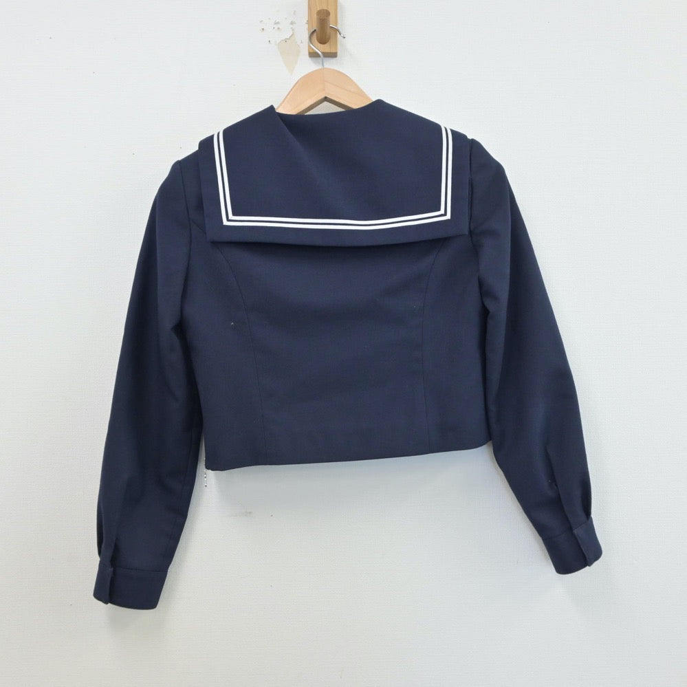 【中古】北海道 向陵中学校 女子制服 3点（セーラー服）sf015706