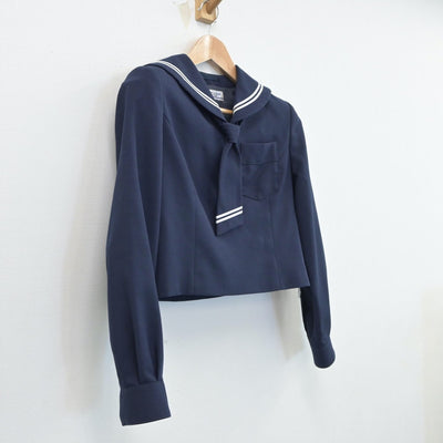 【中古】北海道 向陵中学校 女子制服 3点（セーラー服）sf015706