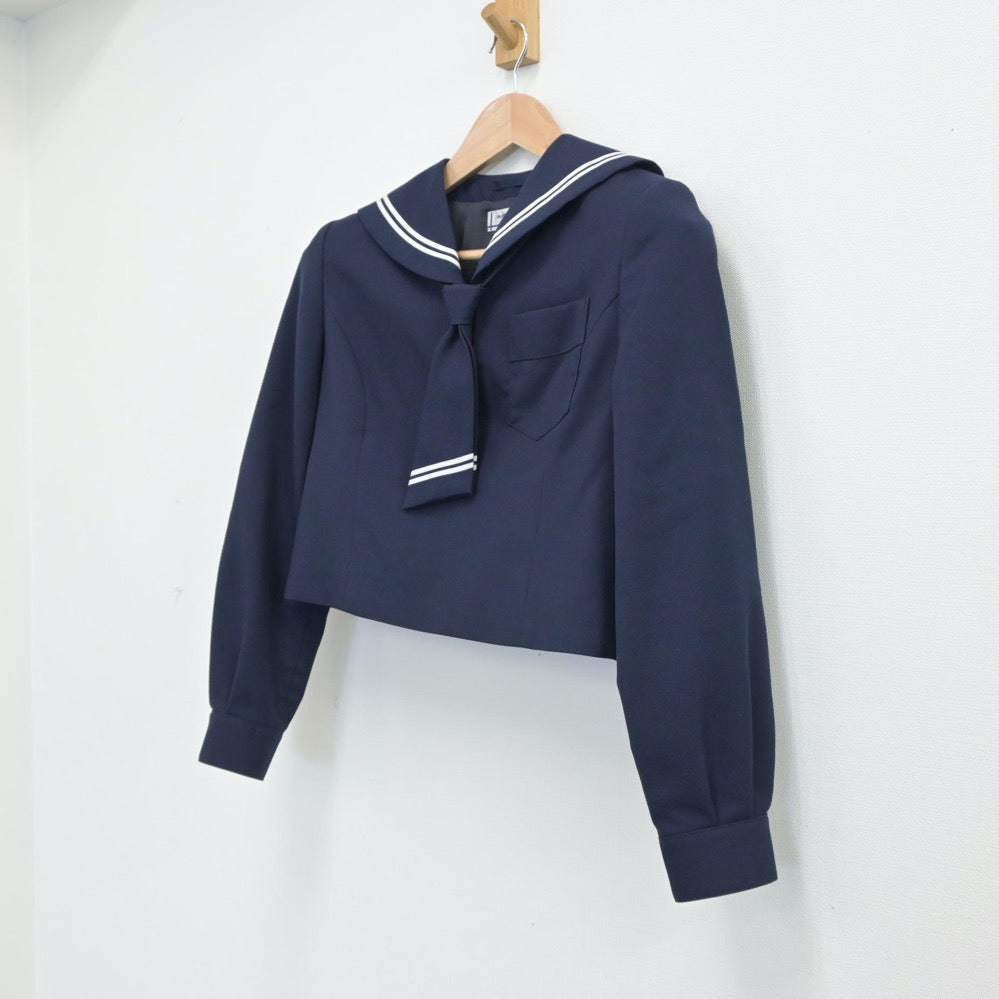 中古制服】北海道 向陵中学校 女子制服 3点（セーラー服