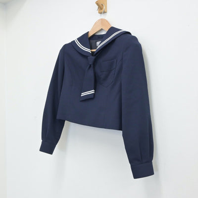 【中古】北海道 向陵中学校 女子制服 3点（セーラー服）sf015706